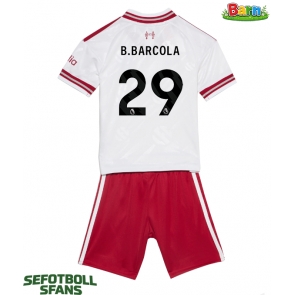 Liverpool Bradley Barcola #29 Bortaställ Barn 2026-27 Kortärmad (+ Korta byxor)